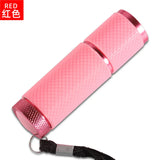 Portable UV LED Nail Dryer Flashlight – Compact Gel Polish Curing Lamp with Money Detection