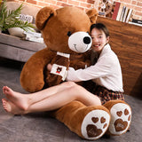 Plush Bear Stuffed Toy – Soft Cotton Animal Doll for Kids and Collectors