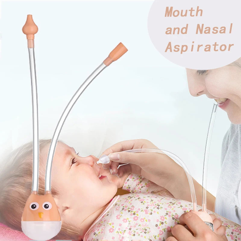 Safe Silicone Nasal Aspirator for Babies with Anti-Backflow Protection