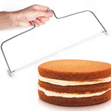 Adjustable Stainless Steel Cake Slicer – Height Adjustable Baking & Decorating Tool