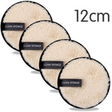 4-Pack Reusable Makeup Remover Pads – Microfiber Cleansing Discs for Gentle Makeup Removal