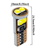 10-Pack T10 LED Trunk Lamp Bulbs – High Lumens, Low Power, Universal Fit for 12V Vehicles