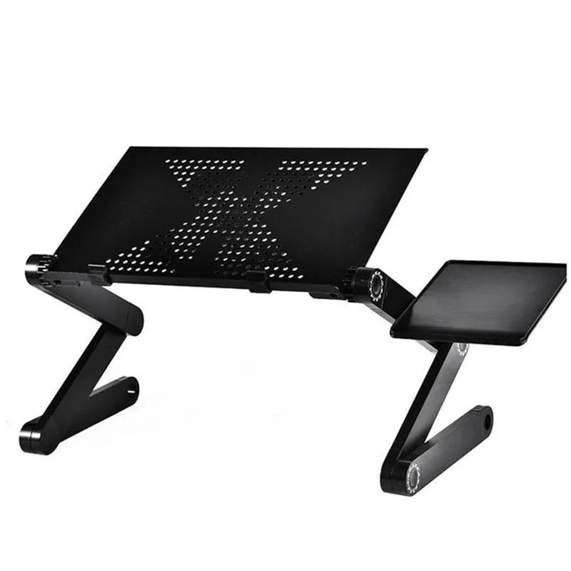 Muebles de oficina Soporte para computadora 42*26CM Soporte ajustable plegable para computadora portátil Escritorio para computadora portátil Mesa de escritorio plegable para PC de regazo Soporte ventilado