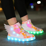 Kids' Light-Up Sneakers – Unisex LED Sport Shoes for Boys & Girls