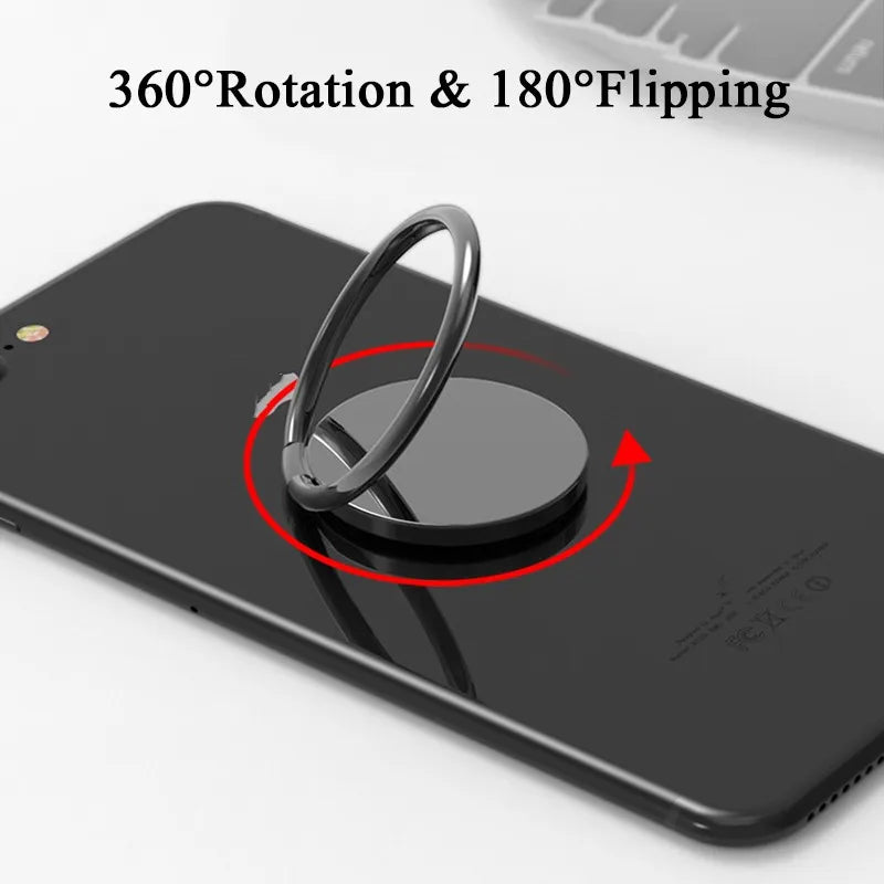 Magnetic Finger Ring Phone Holder – Secure Grip & Hands-Free Convenience