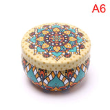 Handmade Scented Candle in Decorative Tin – Natural Soy Wax for Home Fragrance & Relaxation