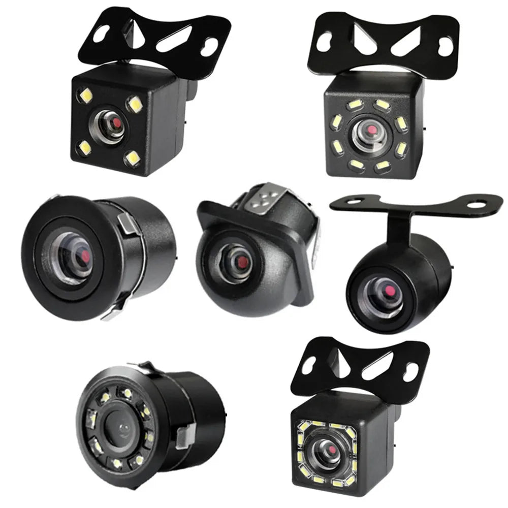 HD Car Rear View Camera with Night Vision, Parking Sensors & Waterproof Design