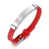 Custom Engraved Medical Alert Bracelet - Personalized Stainless Steel ID Jewelry for Men & Women