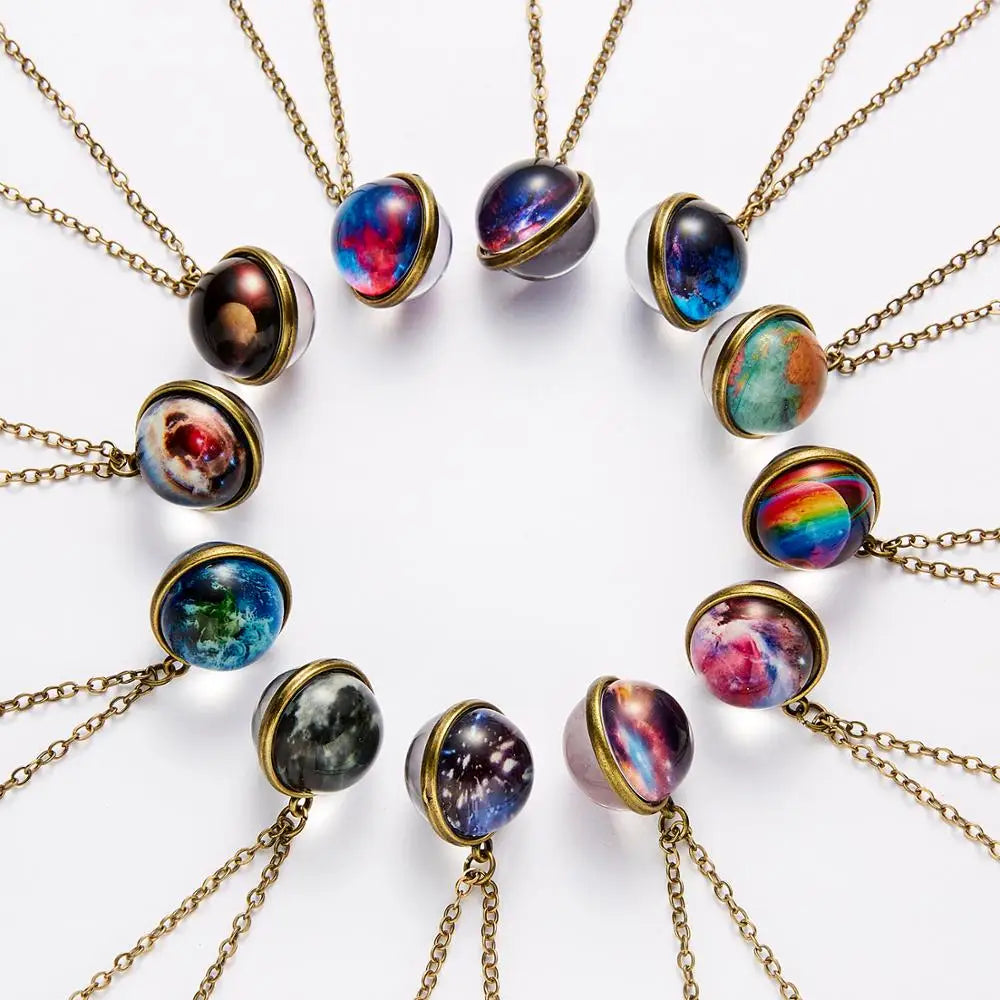 Trendy Unisex Ball Pendant Necklace – Zinc Alloy Chain Link Design