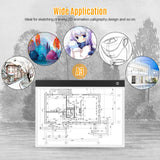 Ultra-Thin LED Light Drawing Tablet with Adjustable Brightness – USB-Powered Tracing Board for Artists and Designers