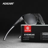 KDEAM Polarized Photochromic Sunglasses – Square Outdoor UV400 Eyewear for Men & Women