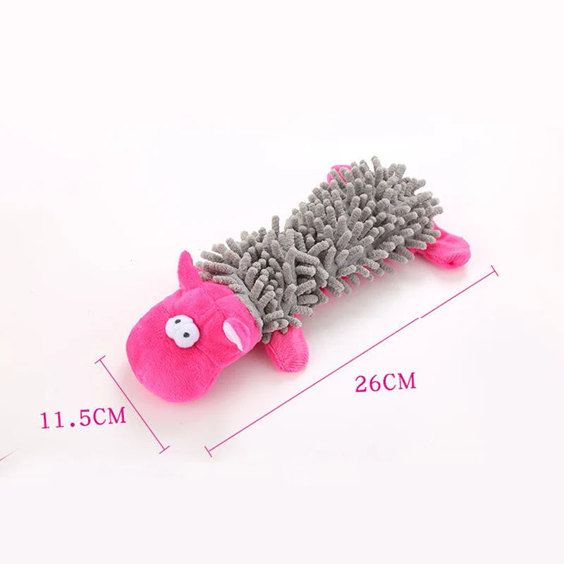 Plush Squeaky Dog Toys – Durable Chew Toys for Small & Medium Breed Puppies