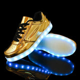 Light-Up Sequin Casual Shoes for Adults – Breathable Lace-Up Sneakers