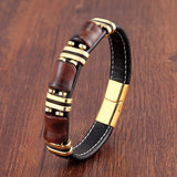 Pulsera magnética de acero inoxidable y piedra de ojo de tigre para hombre: accesorio energético elegante y potente