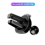 Clip universal para rejilla de ventilación de coche con cabezal esférico de 17 mm: soporte seguro para todos los teléfonos inteligentes