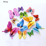 3D butterfly wall stickers – mixed colour set 1