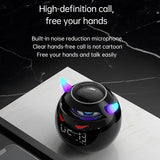 Bluetooth Alarm Clock Speaker with LED Display – Wireless Mini Music Player with Subwoofer & 3D Stereo Sound