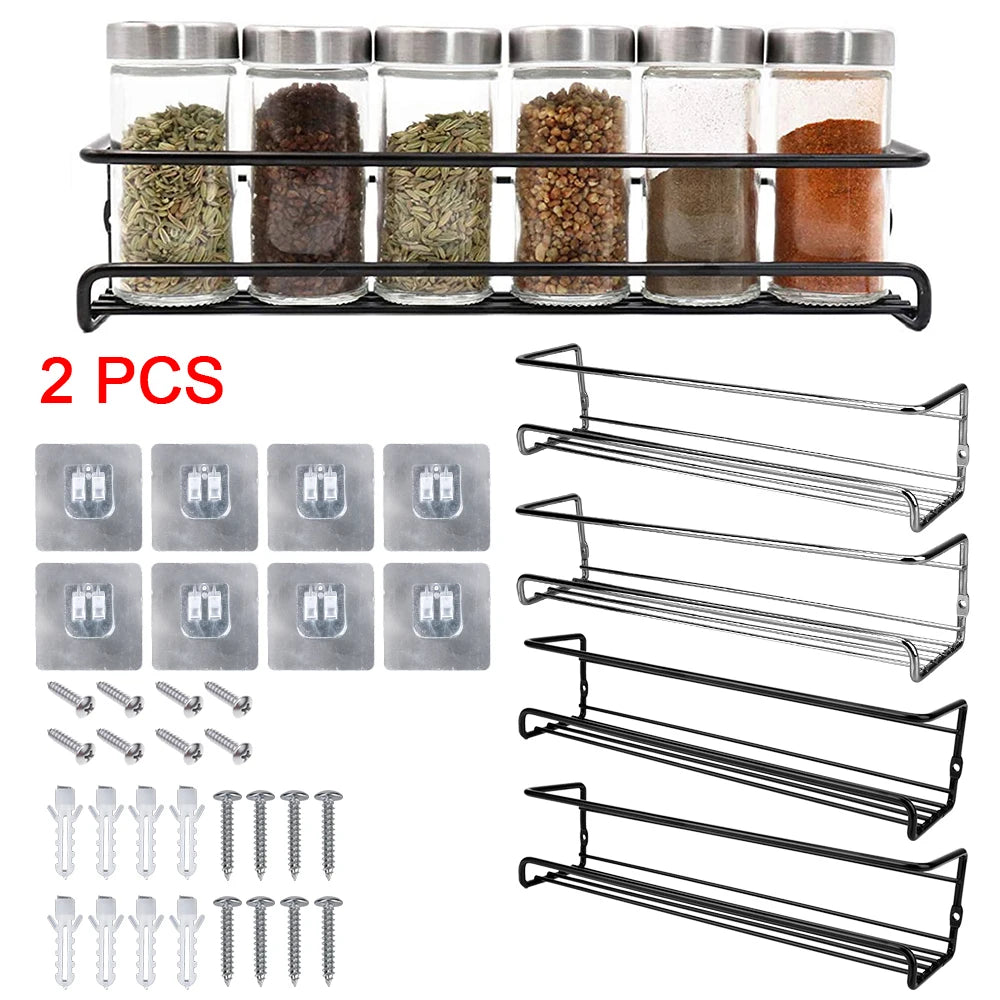 🔥 Especiero de pared: maximiza el espacio de almacenamiento en la cocina y mantén los elementos esenciales a tu alcance. 🔥