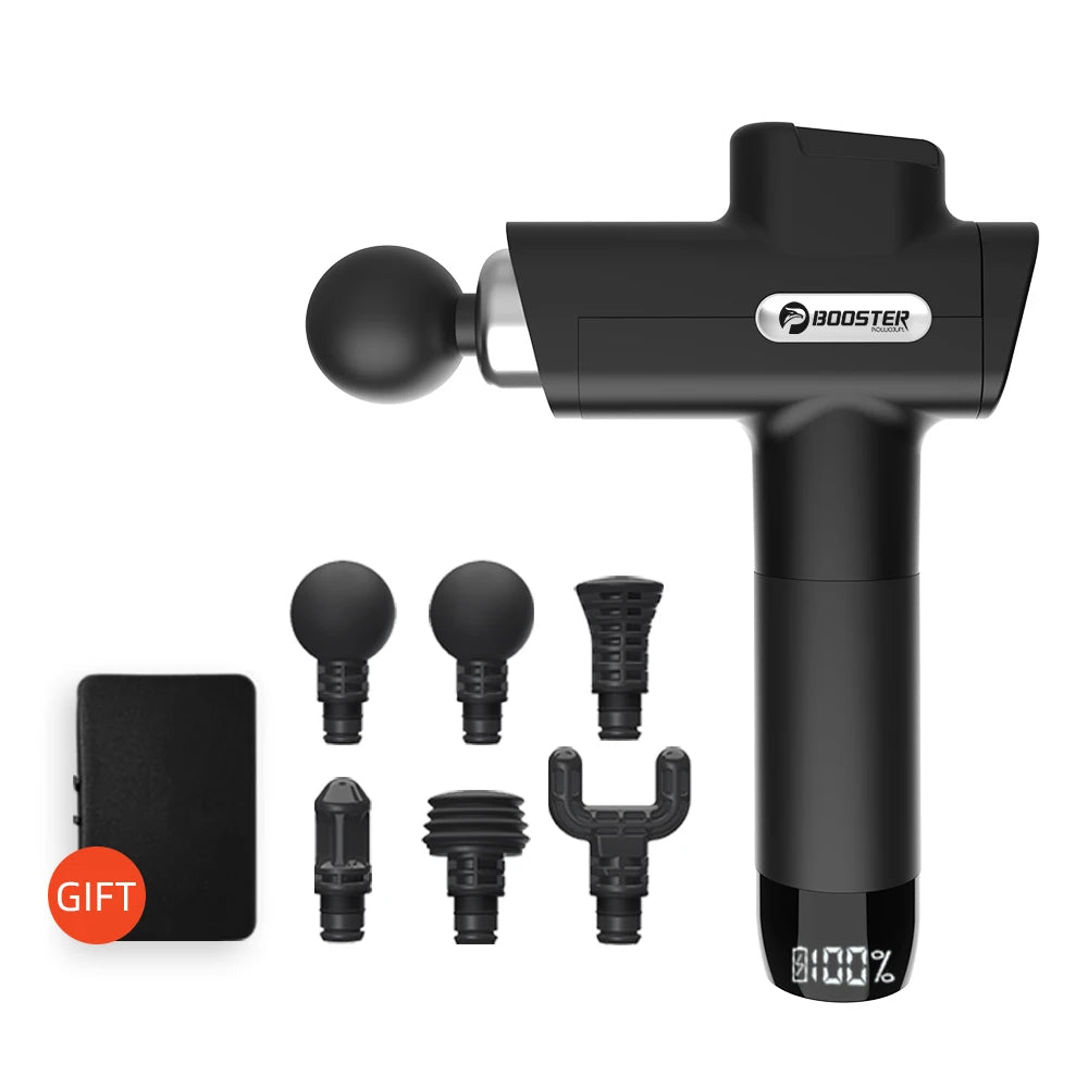 Professional Deep Tissue Massage Gun with AI Technology & 30-Speed LCD Control
