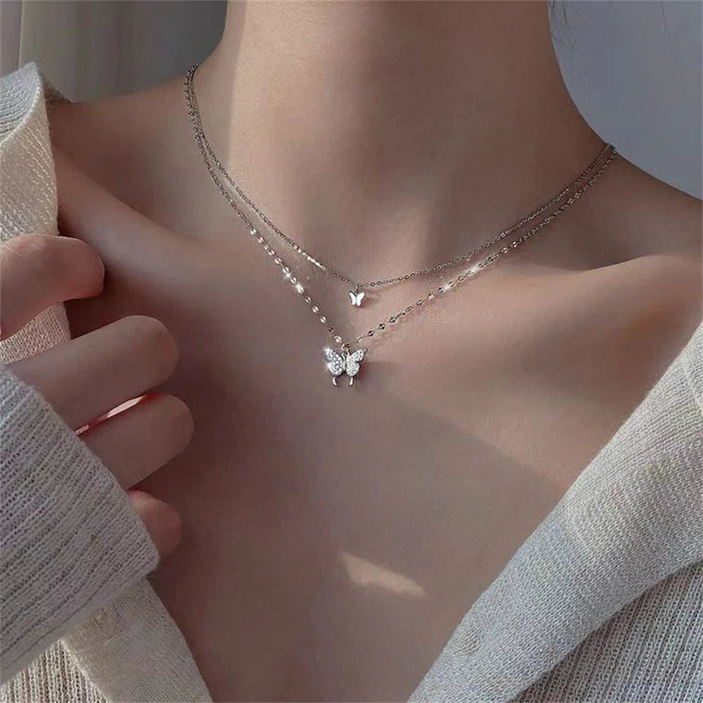 Trendy Bowknot Pendant Necklace – Stylish Fashion Jewelry for Women