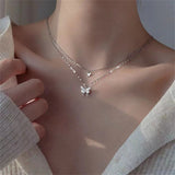 Trendy Bowknot Pendant Necklace – Stylish Fashion Jewelry for Women