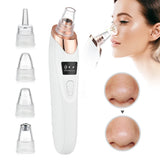 Rechargeable Electric Blackhead Remover with Vacuum Suction & Blue Light Therapy