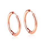 Stainless Steel Small Hoop Earrings – Unisex Trend for 2024