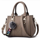 Elegante cartera de piel sintética: bolso de mano elegante y versátil para mujer