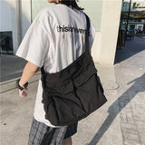 Large-Capacity Canvas Shoulder Bag – Stylish & Functional for Everyday Use