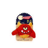 Plush Spiky Ball Toy for Dogs – Soft Fleece Squeaky Ball for Small to Large Breeds