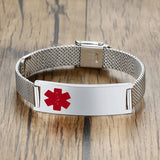 Custom Engraved Stainless Steel Bracelet for Men - Personalized Name Gift
