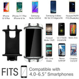 Universal Bicycle & Motorcycle Phone Holder - Silicone Bike Mount for Handlebar