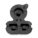 Carcasa de repuesto para llave de BMW de 3 botones: carcasa duradera para llave remota para modelos E38, E39, E36, E46 y Z3