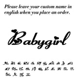 Custom Name Bracelet for Women & Kids - Adjustable Stainless Steel Personalized Jewelry