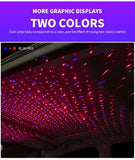USB Car Roof Star Projector Light - Galaxy Laser Atmosphere Ambient Lighting