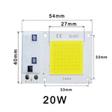 High-Power COB LED Chip – 10W to 50W | IP65 Waterproof | Smart IC | No Driver Needed