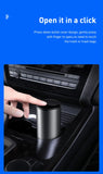 Baseus Car Trash Bin – Sleek & Compact Alloy Garbage Can for Cars & Desktops