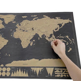 Scratch-Off World Map Poster – Track Your Travels in Style