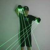 Green Laser Beam Gloves – LED Flash Finger Light Show for DJs, Performers & Nightclub Events