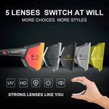 X-TIGER Cycling Sunglasses – Lightweight, UV Protection, Multi-Lens Sports Eyewear for Men & Women