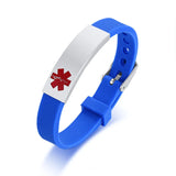 Custom Engraved Medical Alert Bracelet - Personalized Stainless Steel ID Jewelry for Men & Women