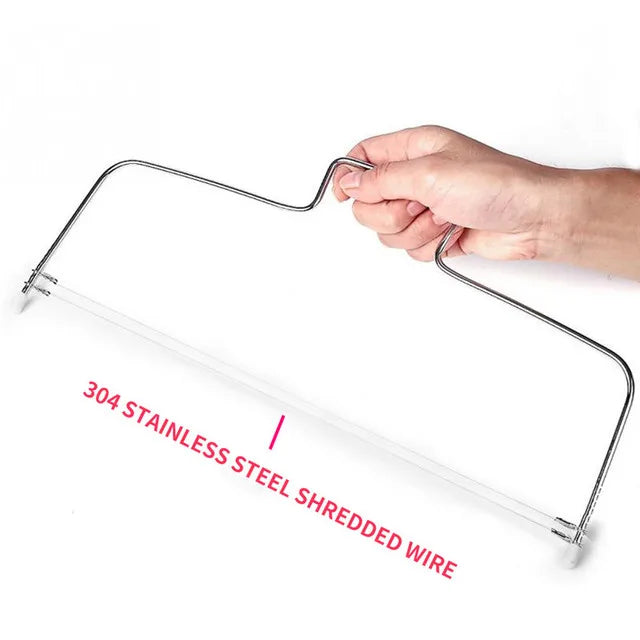 Adjustable Stainless Steel Cake Slicer – Height Adjustable Baking & Decorating Tool