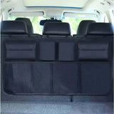 Universal Car Trunk Organizer – Large Capacity Backseat Storage Bag with Mesh Pockets