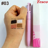 4-in-1 Multifunctional Makeup Pen - Eyebrow, Eyeliner, Lip & Face Cosmetic Brush