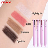 4-in-1 Multifunctional Makeup Pen - Eyebrow, Eyeliner, Lip & Face Cosmetic Brush