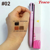 4-in-1 Multifunctional Makeup Pen - Eyebrow, Eyeliner, Lip & Face Cosmetic Brush