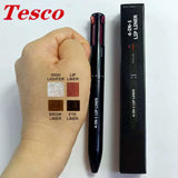 4-in-1 Multifunctional Makeup Pen - Eyebrow, Eyeliner, Lip & Face Cosmetic Brush