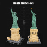Statue of Liberty Architecture Building Blocks Set – 1577PCS Landmark Model for Kids & Adults