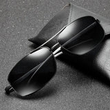 Men’s Polarized Sunglasses – UV400 Protection & Classic Rectangular Design