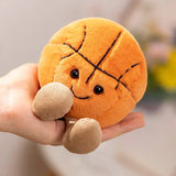 Sports Ball Plush Toys - Soft Stuffed Football & Basketball Pillows for Fans